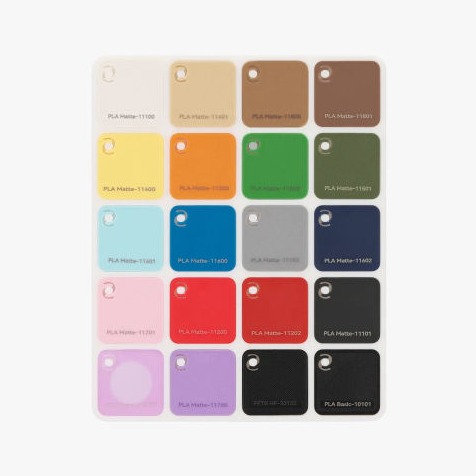PLA mat kleuren
